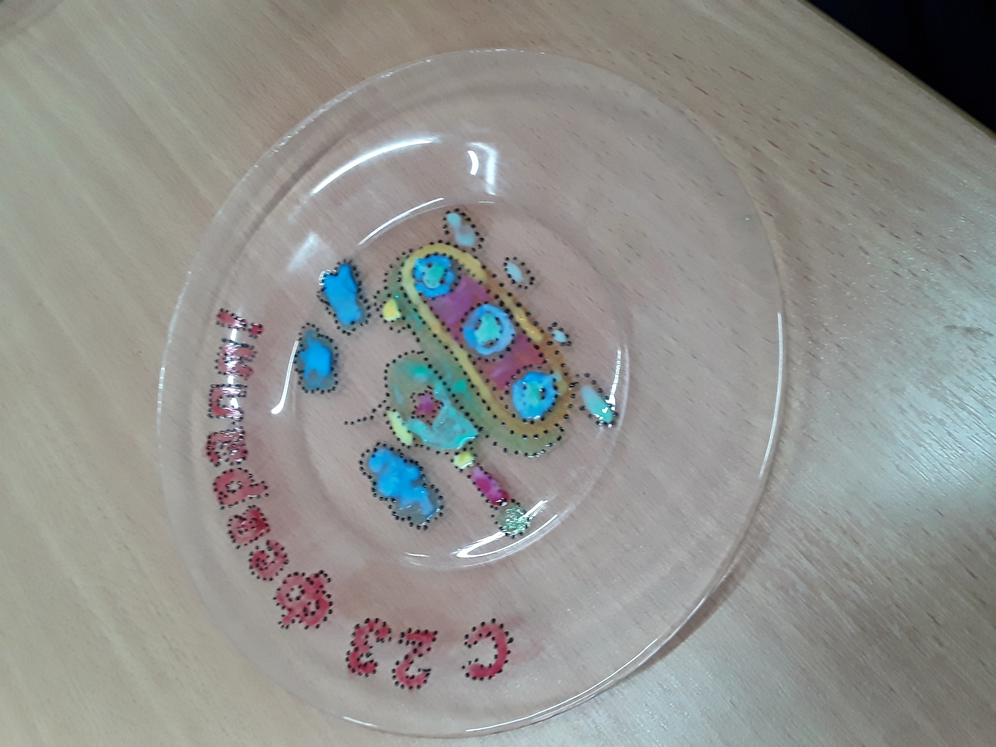 Выездной мастер-класс в школу: Витражная роспись