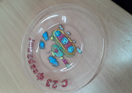 Выездной мастер-класс в школу: Витражная роспись